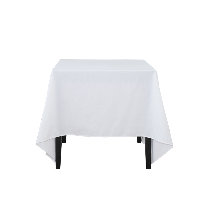 Kvadrat 217GSM Polyester Solid Color Wedding Banket stolnjaci