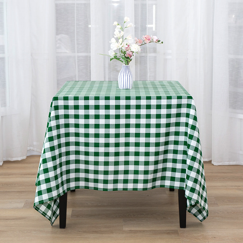 70x70 '' PICNIC PARTY RECTUNKLE PLAID Tkanine