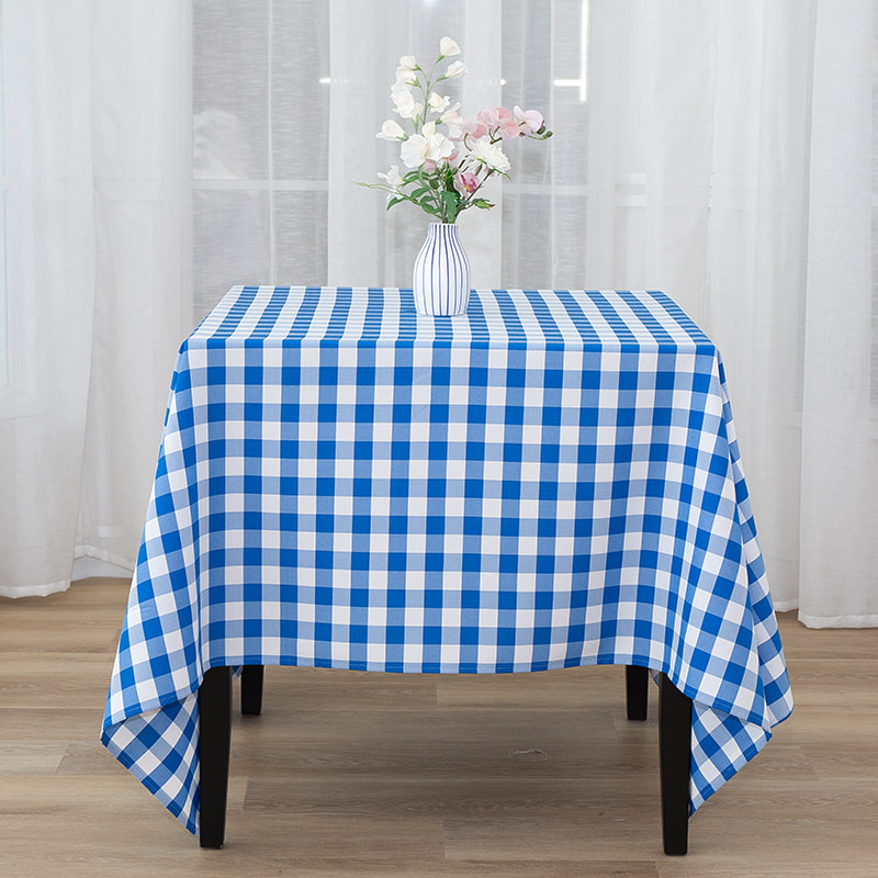70x70 '' PICNIC PARTY RECTUNKLE PLAID Tkanine