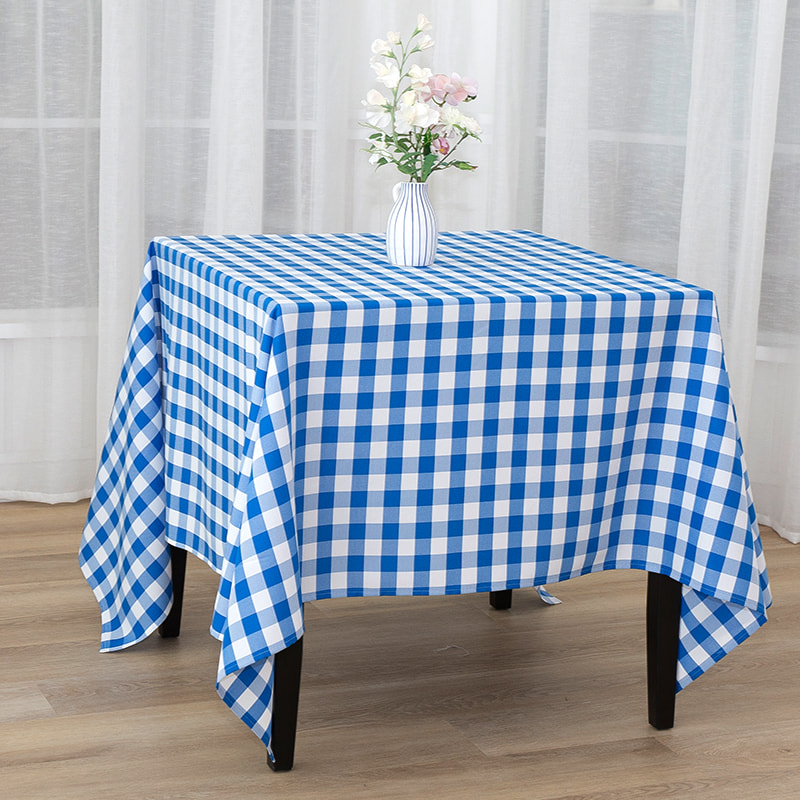70x70 '' PICNIC PARTY RECTUNKLE PLAID Tkanine