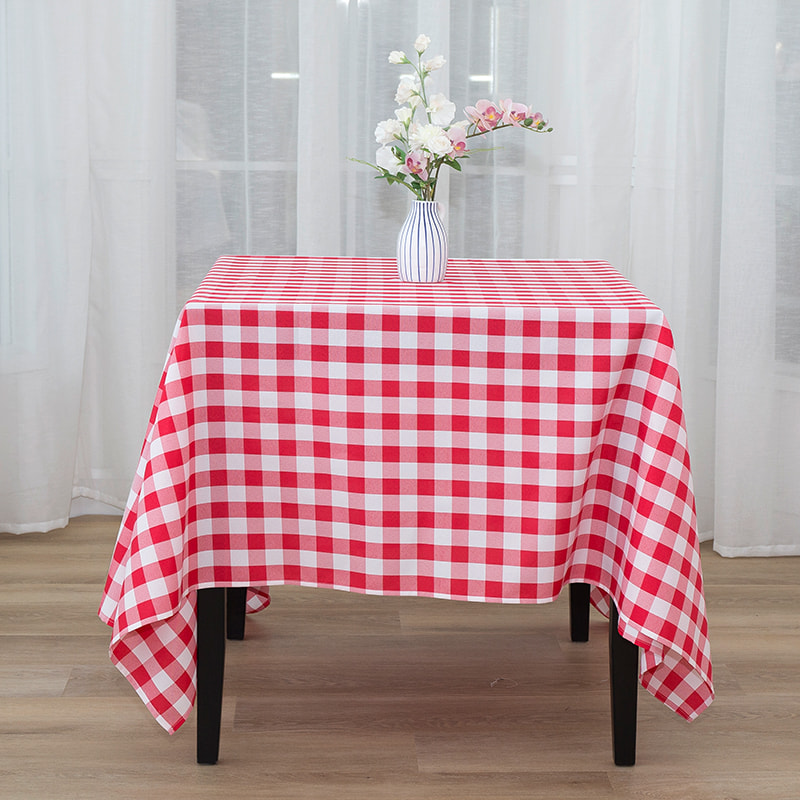 70x70 '' PICNIC PARTY RECTUNKLE PLAID Tkanine