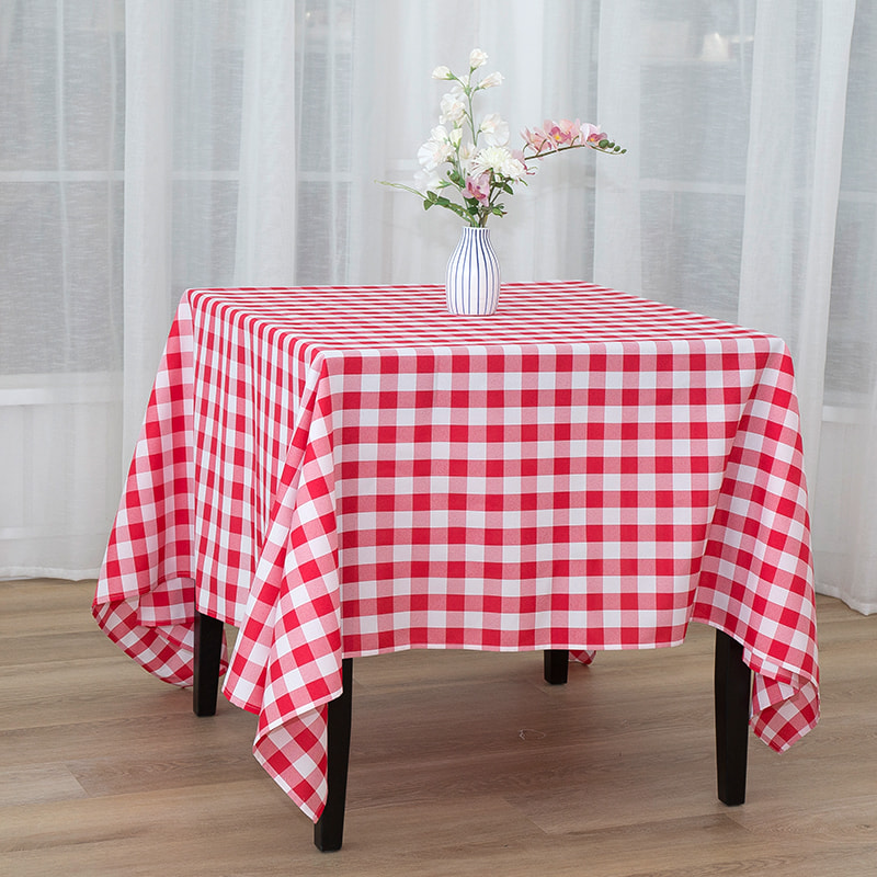 70x70 '' PICNIC PARTY RECTUNKLE PLAID Tkanine