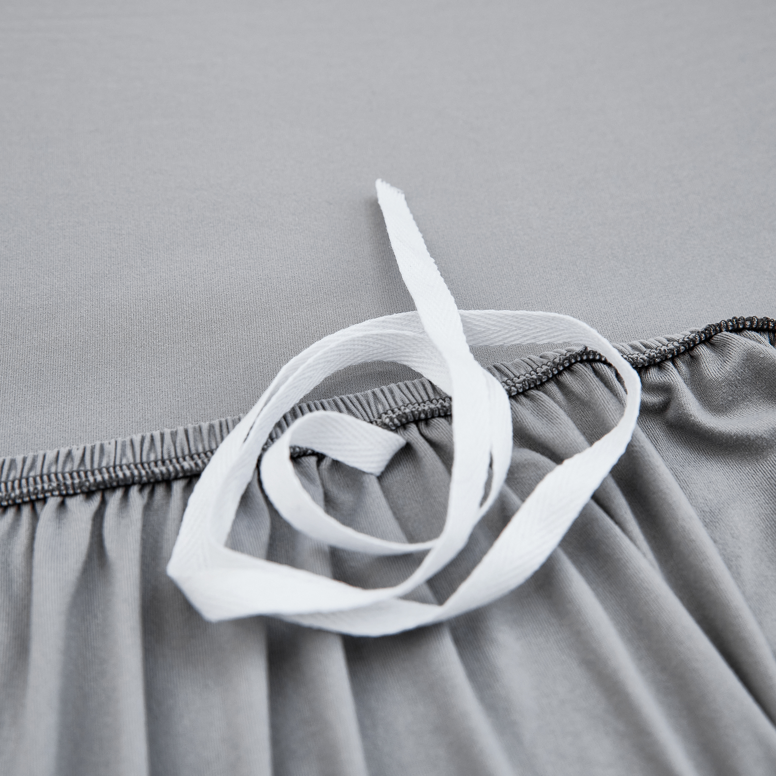 Microfiber poliester siva elastična kauč poklopca