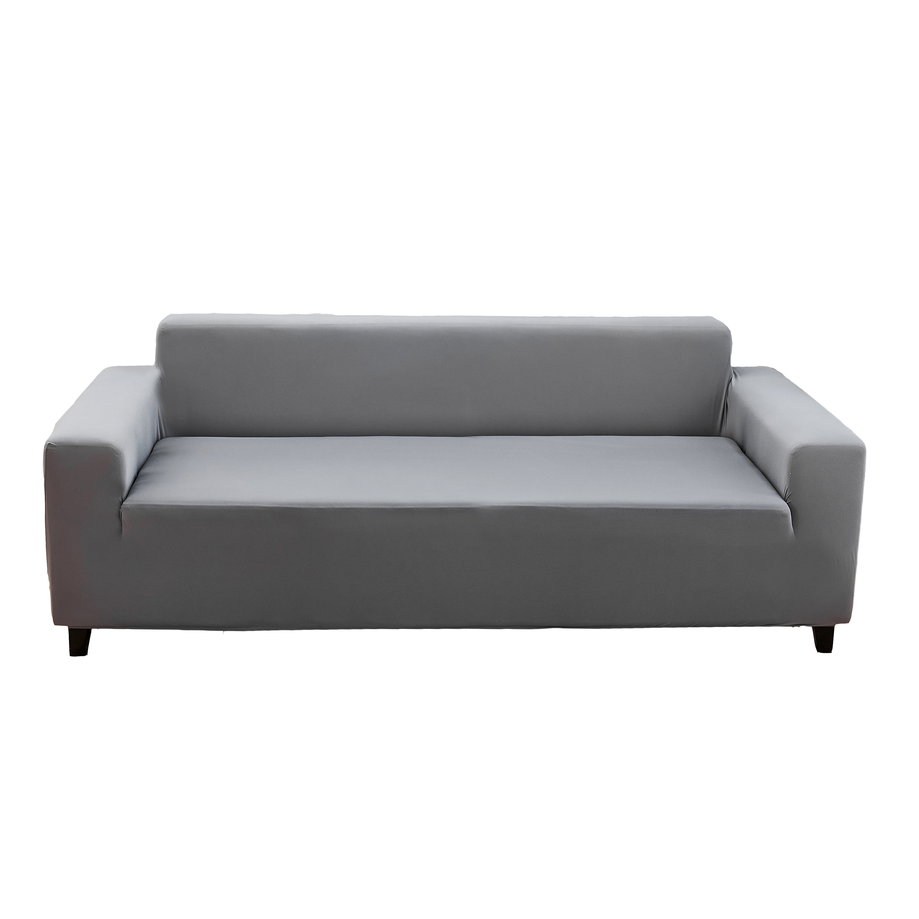 Microfiber poliester siva elastična kauč poklopca